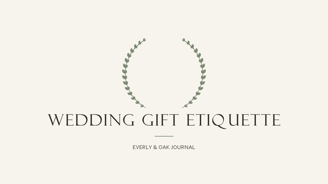 Wedding Gift Etiquette