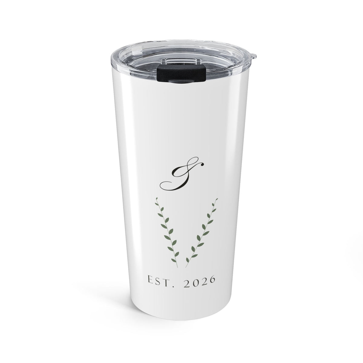 Olive Branch Crest 20oz Insulated Tumbler Wedding Gift