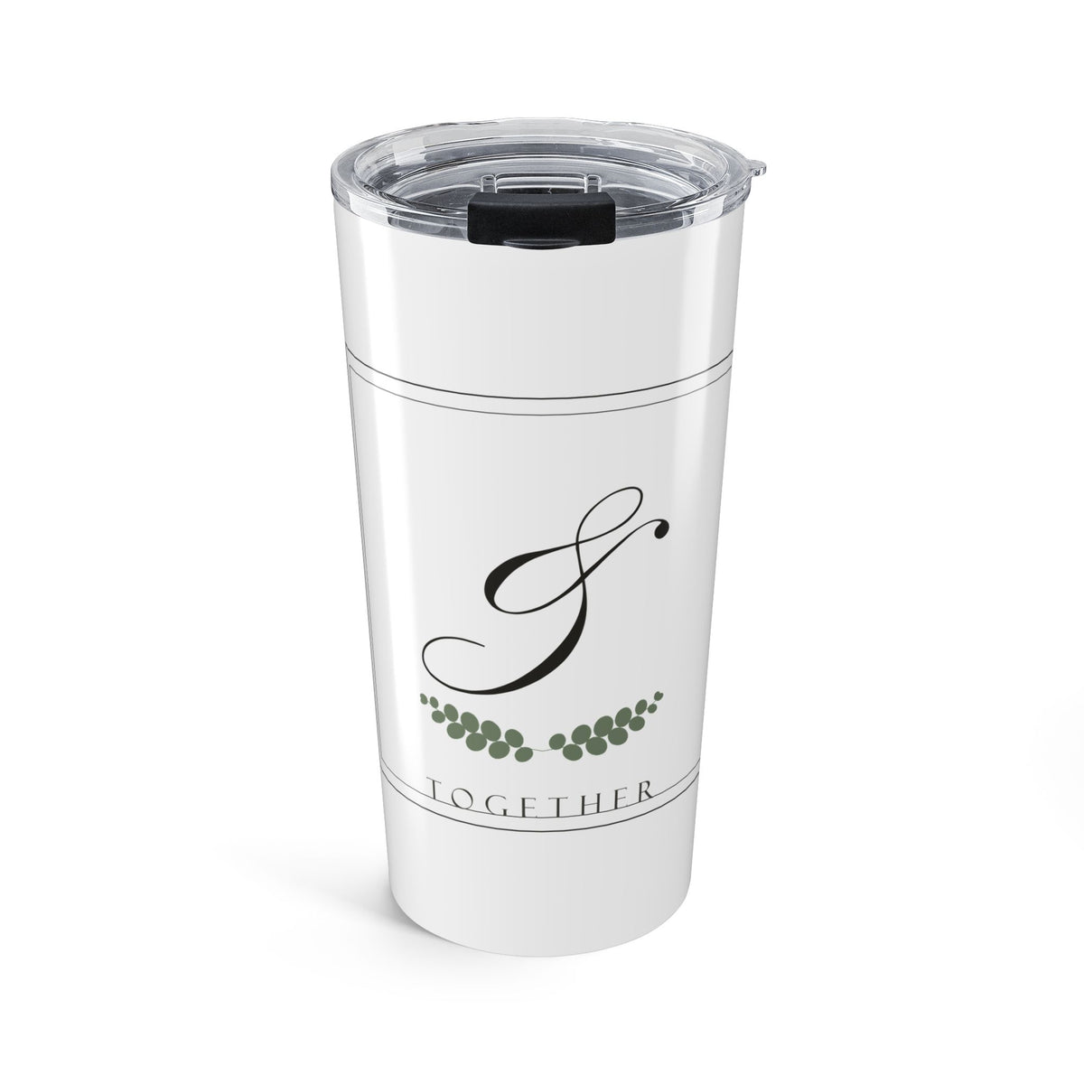Modern Ampersand 20oz Insulated Tumbler Wedding Couple Gift