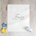 Forever Starts Today Woven Throw Blanket Wedding Gift