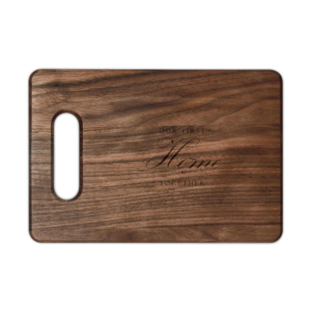 Our First Home Engraved Cutting Board Housewarming Gift