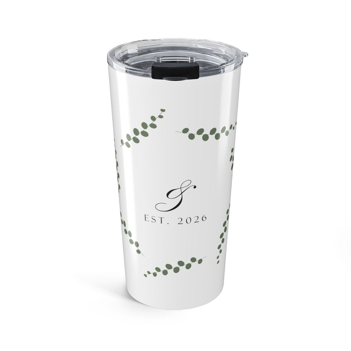 Eucalyptus Wreath Wedding Gift 20oz Insulated Tumbler
