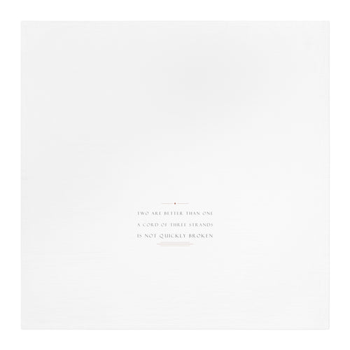 A Cord of Three Strands Bible Verse Wedding Tea Towel