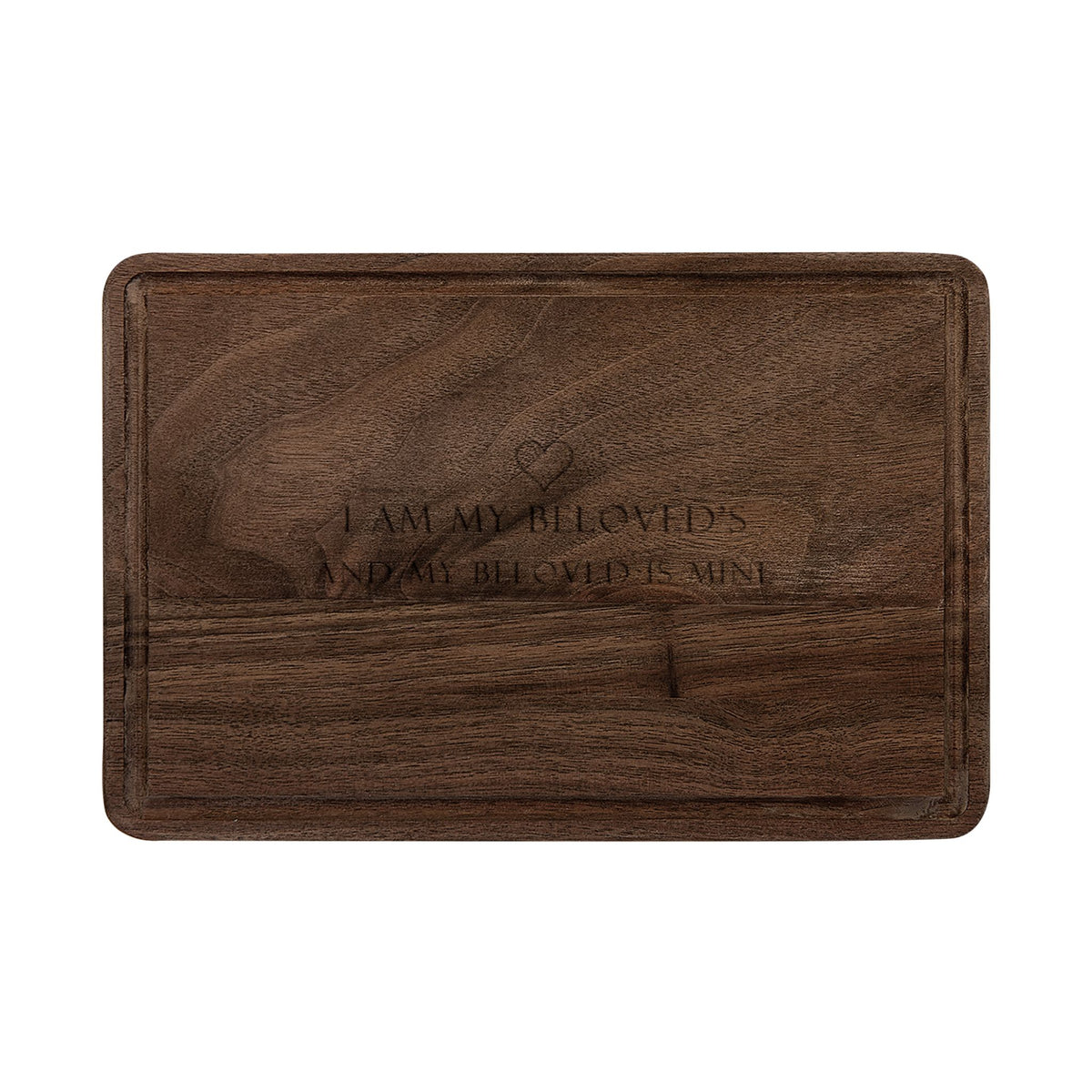 I Am My Beloved's Bible Verse Wedding Engraved Cutting Board