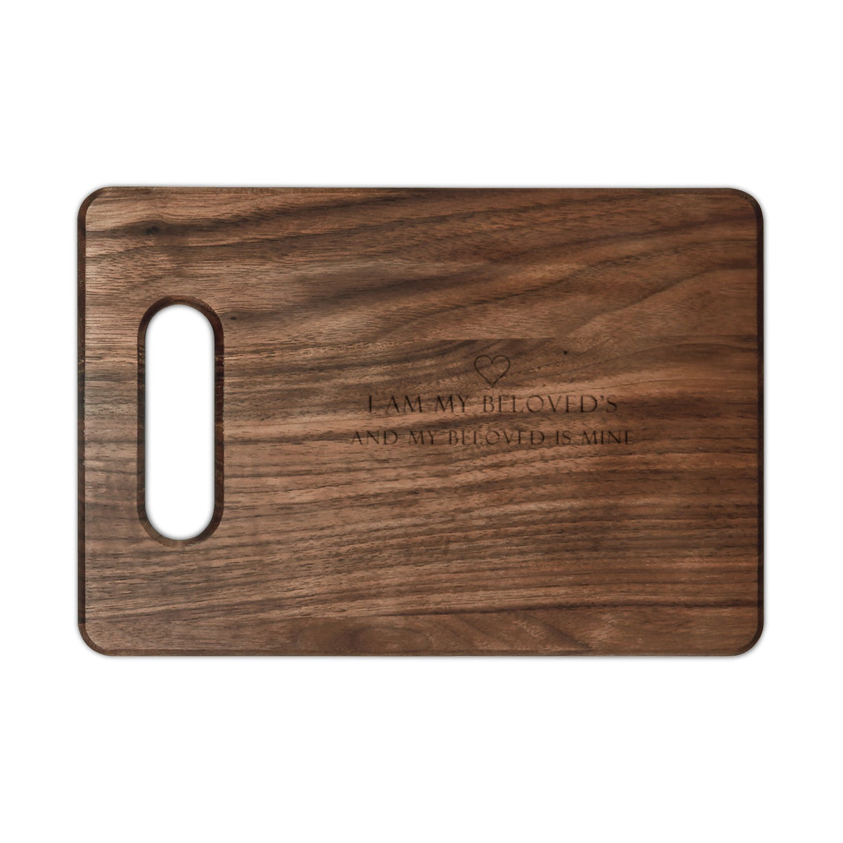 I Am My Beloved's Bible Verse Wedding Engraved Cutting Board