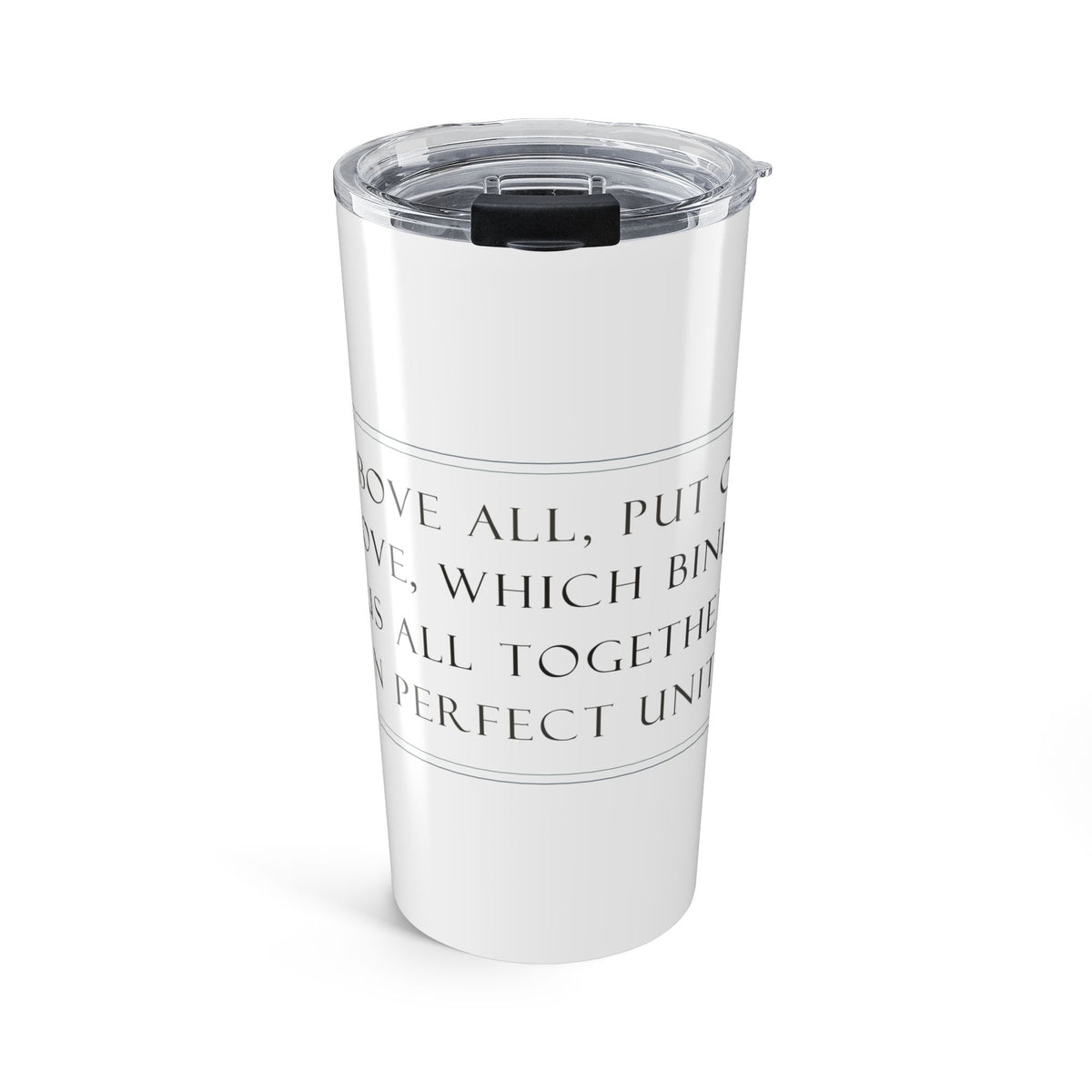 Bound Together in Love Bible Verse 20oz Insulated Tumbler
