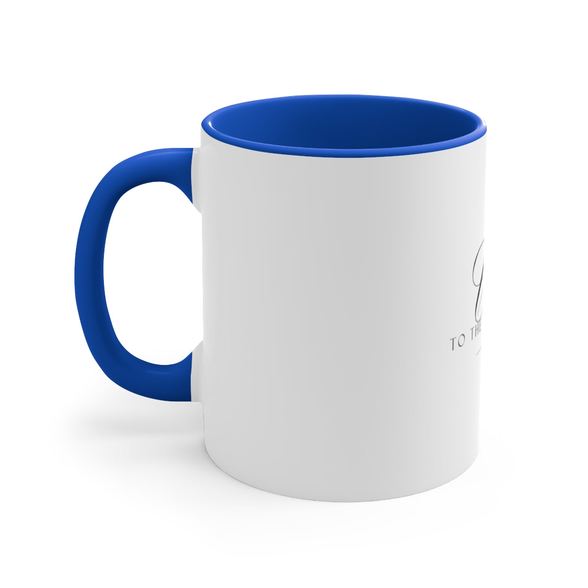 Cheers To The Happy Couple Accent Mug Newlywed Gift - personalized wedding gift
